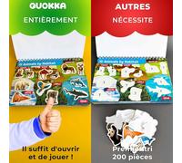 Montessori Busy Book Toys from 3 4 Years-Wild Animals 15 Educational Activities-Preschool Learning Activities for Children 3-5 Years Old