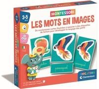 Montessori - Clementoni - Les mots en images - Jeu éducatif développement du lexique - Dés 3 ans
