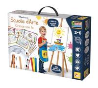 Lisciani Jeux- Jouer Éduquer Montessori école d'art grandit avec Vous, 113835