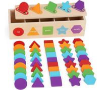 Montessori Games 1 2 3 Year Old Boy Toy Child Girl 3 Years Boy Wooden Sorting Toy Baby 1 Year Old Christmas Gifts Toys Kids Learning Educational Game