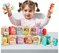 Montessori Games 1 Year 30 Piece Sensory Finger Puppets Montessori Toys for Counting,Matching and Sorting Educational Toys for Boys and Girls 1 2 3 4 Years and Up
