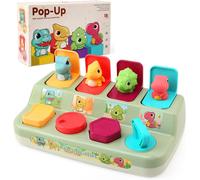 Montessori Games 2 3 4 5 Years,Dinosaur Toys Pop-up Toys Montessori Motor Skills Educational Game Activity and Development Toys for Children 18 Months and Up