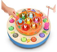 Montessori Games Wooden Toy Magnetic Fishing Game for Children 3 Years and Up Educational Toys Gift Boys Girls