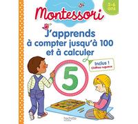 Montessori J'apprends à compter jusqu'à 100 et à calculer 3-6 ans (chiffres rugueux inclus)