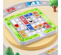 Montessori Jeu de Société, Jouet de Voiture d'embouteillage Jeu de logique avec 360 Niveaux, Casse-tête Cadeau Enfant 3 4 5 6 7 8 9+ Ans, Jouets Éducatifs Famille Jeux Voyage 1 Joueur ou Plus dès