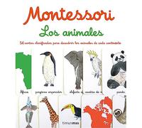 Montessori. Los animales: 1 libro y 56 tarjetas