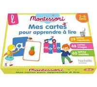 Montessori Mes cartes pour apprendre à lire 3-6 ans - Collectif - Hachette Education - broché - Scolaire / Universitaire