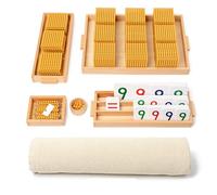 Montessori Perles dorées avec tapis souple Montessori Golden Beads Decimal System Jeu de banque