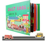 Montessori Quiet Book, XiYee Busy Book Livre Occupé Éducatif Puzzle Sensoriel Cahier d'activité pour Les Enfants de 2 à 6 Ans Motricité Fine Jouet Educatif (Trafic)