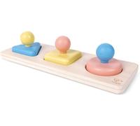 Montessori Rice Shape Sorter Puzzle-Baby Puzzle 10 Months and Up-Game of Colours,Shapes and Reflection-3 Mirrors of Different Colours and Shapes Included,BPA Free