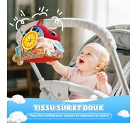 Montessori Sensory Farm Cotton Toy for Babies and Children-Barn,Rattles,Animals on the Farm-Awakening & Soothing-From 6 Months (6-24 Months)