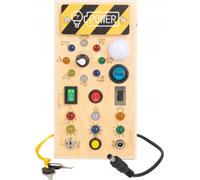 MONTESSORI Sensory Wooden Manipulation Board LED Light Switch