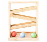 Montessori Small Ball Tracker Wood Ball Drop - Wood Toys pour 3 ans - Jouet ducatif pour b b et tout-petit - Ramp Maze Run Track