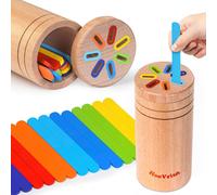 Montessori Stacking Sorting Toys 1 2 3 Year Old Baby Activity and Development Toy Wooden Puzzle 1 Year Old.[F2]