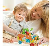 Montessori Toy 1 2 3 Year Old Montessori Toy 1 Year Old Learning Game Fine Motor Skills Hand-Eye Coordination Gift 1-3 Years Child Boy Girl