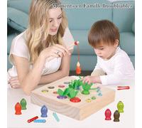 Montessori Toy 2 3 4 5 Year Old Fishing Game Montessori 2 Year Old Child Toy 3 Year Old Baby Games Educational Games 2-5 Girl Boy Gift