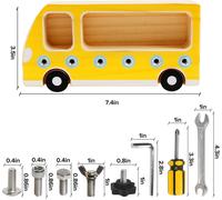 Montessori Toy Ages 3+,Montessori Screw Board Wooden Montessori Educational Toy Montessori Toy Age 3+ Motor Skills Toy for Kids,Kindergarten