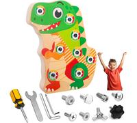 Montessori Toy from 3 4 5 Years Old Busy Board Montessori Screw Board Wooden Toy for Children Gift