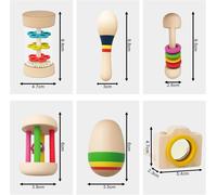 Montessori Toys for Baby 3-6 9 Months Wooden Toy from 1 Year Old Montessori Toy Musical Toy for Baby Sensory Training Gift for Newborn Baby