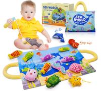 Montessori Toys for Children 2 Years,Children's Toys 3 Years of Fishing,Preschool Toy for 1,2,3,4 Years,Sensory Color Shape Toy,Birthday Gifts for Babies