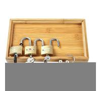 montessorii Kit de Platine de Tournevis, Serrure Montessorii, Grande clé Spatiale, en métal, pour développer des compétences motrices Fines, Jeu d'enfant Multi-entrée pour Les