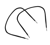 Montesy 1 paire de tiges d'auvent pour poussettes de nouveau-nés pour landau de 3/5/6 - Accessoires de rechange - Noir