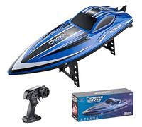 Montesy Bateau à moteur télécommandé à faible électricité pour enfants - Sécurité stable - Exécution contre le lancement du navire