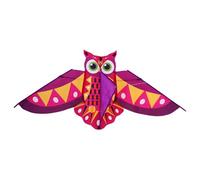 Montesy Cerfs-volants hiboux pour enfants activités de plein air coloré couleur vive design haute résistance au vent cadre en fibre de verre assemblage facile