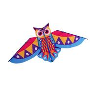Montesy Cerfs-volants hiboux pour enfants activités de plein air coloré couleur vive design haute résistance au vent cadre en fibre de verre assemblage facile