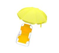 Montesy Chaise de plage d'extérieur pour enfants avec pare-soleil réglable, cadre en métal, design pliable pour le parc, le camping et la détente en bord de mer