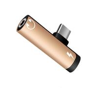 Montesy Double fonction : créez un lien sonore de 3,5 mm avec port de charge en aluminium mélangé, plan dense, accord mondial pour Smar