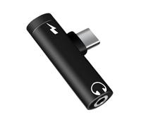 Montesy Double fonction : créez un lien sonore de 3,5 mm avec port de charge en aluminium mélangé, plan dense, accord mondial pour Smar