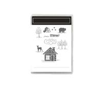 Montesy Easy Christmas Matrice de découpe en métal avec tampon en silicone transparent pour scrapbooking Assemblage facile