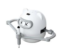 Montesy La machine à croquis automatique pour enfants stimule l'imagination grâce à des exercices de coloriage mains et un design créatif, robot d'art adapté aux débutants