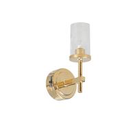 Montesy Lampe murale moderne à l'échelle 1/12 avec dôme en verre et éclairage LED économe en énergie pour décoration d'intérieur miniature