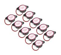 Montesy Lot de 10 buzzers piézoélectriques à haut décibels avec alarme sonore continue 100 dB noir pour imprimante et ordinateur