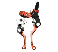 Montesy Lot de 2 poignées de levier de frein pliables réglables en aluminium pour moto XCW XCF XCFW EXCF SXF