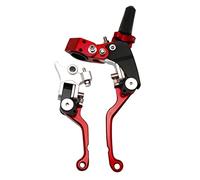 Montesy Lot de 2 poignées de levier de frein pliables réglables en aluminium pour moto XCW XCF XCFW EXCF SXF