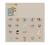 Montesy Lot de 20 autocollants muraux amovibles pour décoration de salle de classe