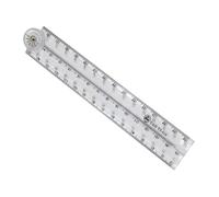 Montesy Lot de 3 règles de 30 cm pliables et flexibles - Règle de dessin - Règle droite pliable - Règle géométrique