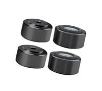Montesy Lot de 4 coussinets antidérapants en alliage d'aluminium pour système Home Cinéma