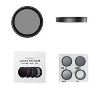 Montesy Lot de 4 filtres de vol pour action 4/3, verre haute transparence, verre étanche ND8 ND16 ND32
