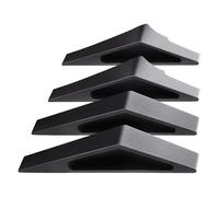 Montesy Lot de 4 poignées de porte en caoutchouc anti-traces de doigts pour voiture