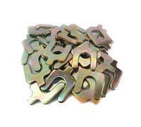 Montesy Lot de 50 rondelles de réglage de positionnement à quatre roues - Joint de bouchon d'alignement à quatre roues - Cales en forme de U