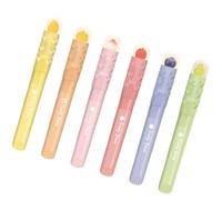 Montesy Lot de 6 surligneurs fluorescents de couleur pastel pour étudiants Protection des yeux Fournitures d'écriture lisse