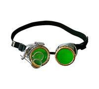 Montesy Lunettes de soudage steampunk gothiques pour cosplay vintage rustique, déguisement pour femme et homme