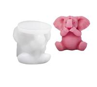 Montesy Moule multifonction en silicone en forme d'éléphant pour décoration de la maison et idées créatives