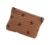 Montesy Organisateurs de maquillage élégants avec nœud papillon pratique pour les voyageurs et les amateurs de beauté, kaki, as the pic show