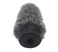 Montesy Pare-brise en fourrure artificielle pour microphone - Réduction du bruit - Pare-vent transparent
