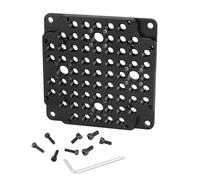 Montesy Plaque de montage multifonction en aluminium pour appareil photo - Convient pour un support standard de 75 mm pour cage d'appareil photo